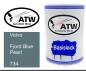 Preview: Volvo, Fjord Blue Pearl, 734: 500ml Lackdose, von ATW Autoteile West.